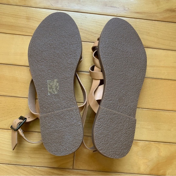 Madewell Light Tan Leather Sandals Size 6.5 - Picture 4 of 8